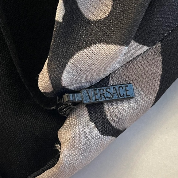 VINTAGE Versace Gianni Versace Label Ruched Bust Floral Dress IT 42 - Picture 10 of 15